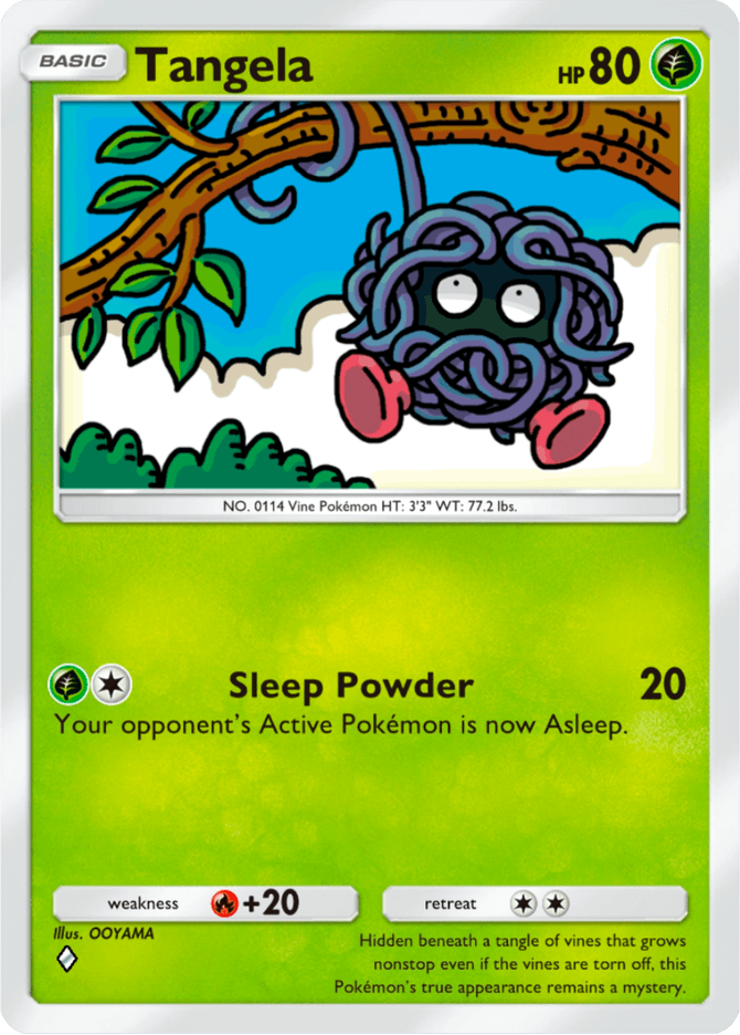 Tangela - card A4-004 in Pokémon TCG Pocket