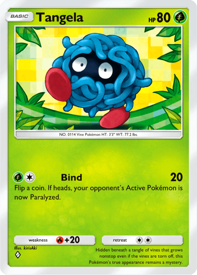 Tangela - card B3-001 in Pokémon TCG Pocket
