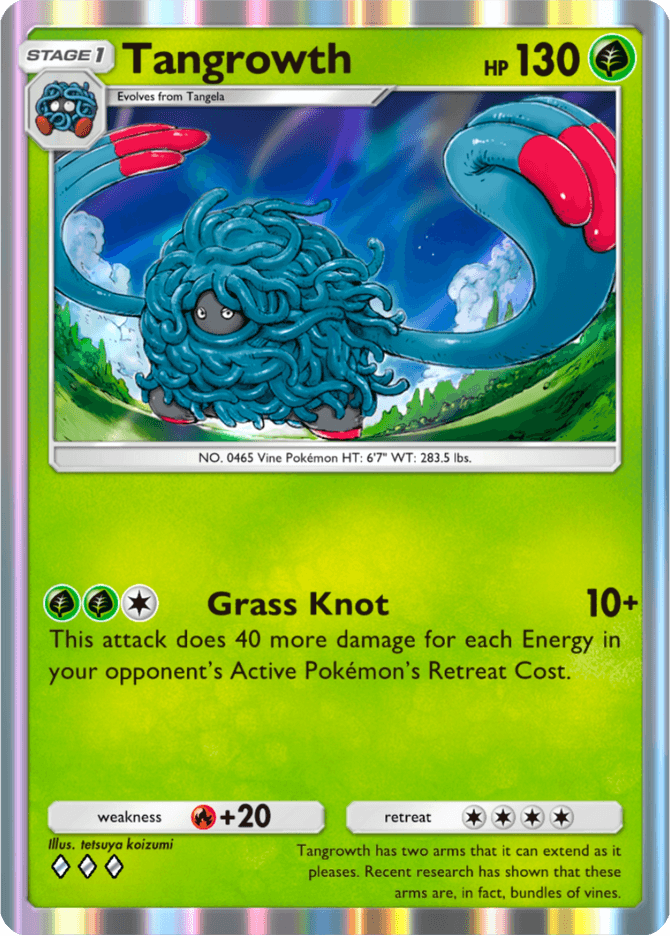 Tangrowth - card A4-005 in Pokémon TCG Pocket
