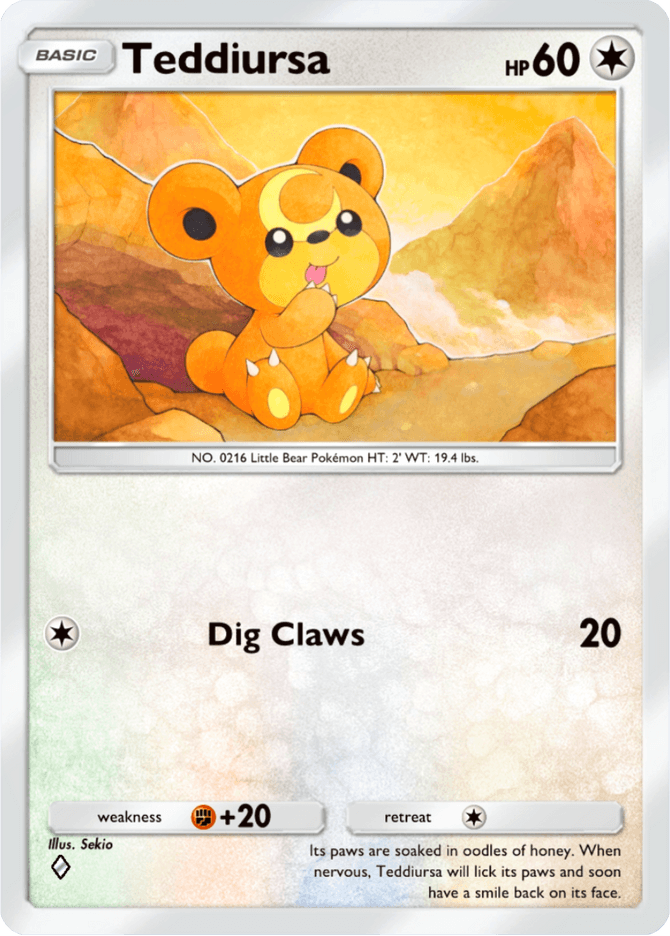 Teddiursa - card B3-131 in Pokémon TCG Pocket
