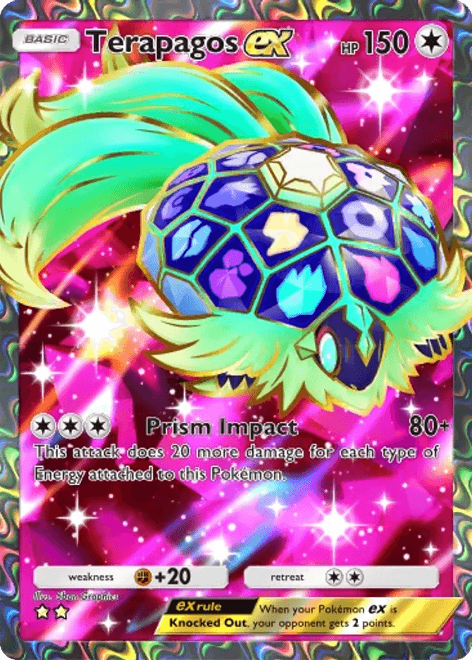 Terapagos ex - card B3a-085 in Pokémon TCG Pocket