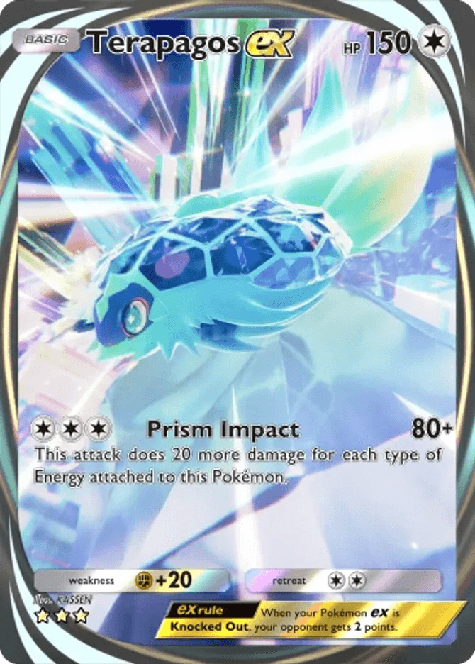Terapagos ex - card B3a-093 in Pokémon TCG Pocket