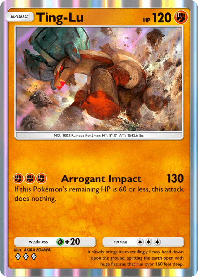 Ting-Lu - card B2a-062 in Pokémon TCG Pocket