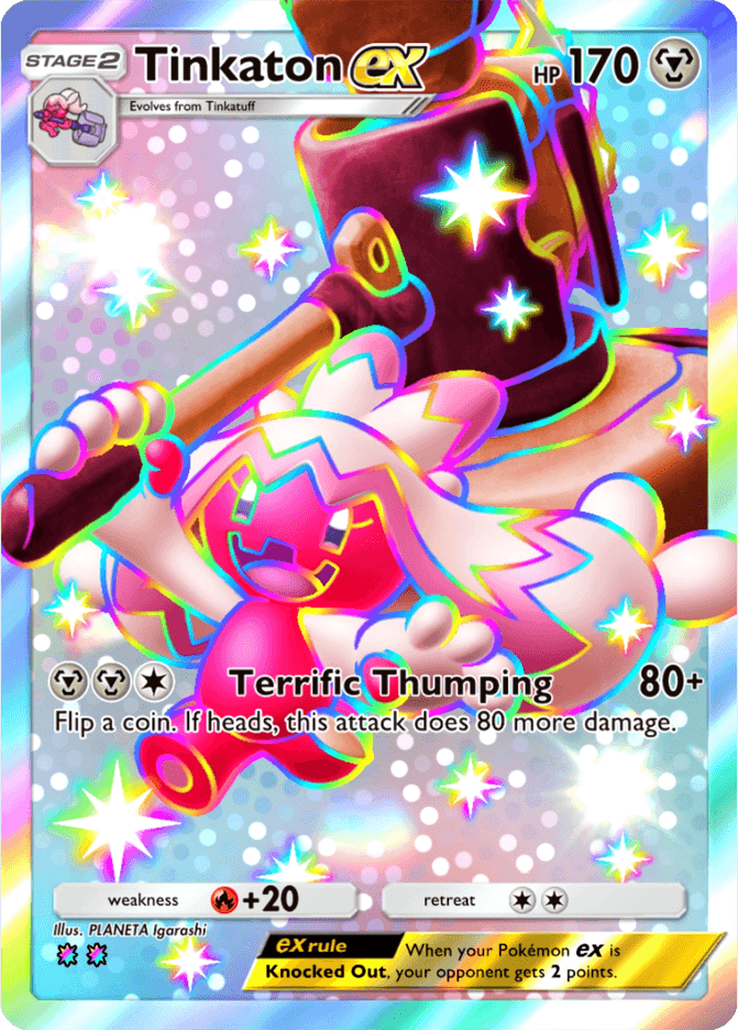 Tinkaton ex - card B2a-129 in Pokémon TCG Pocket
