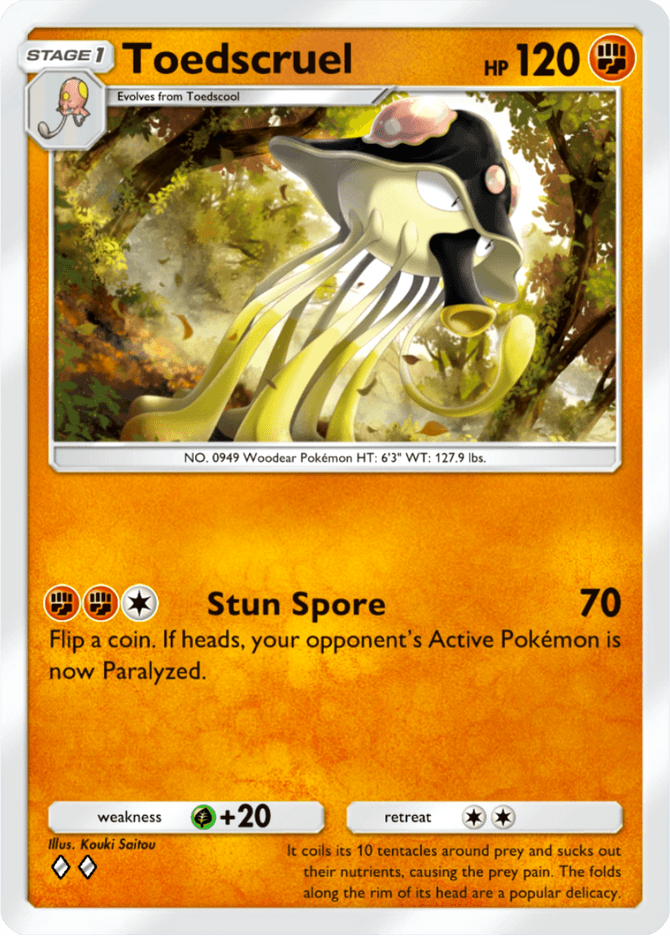 Toedscruel - card B2a-060 in Pokémon TCG Pocket