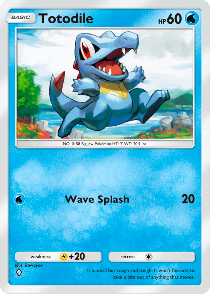 Totodile - card A4-046 in Pokémon TCG Pocket