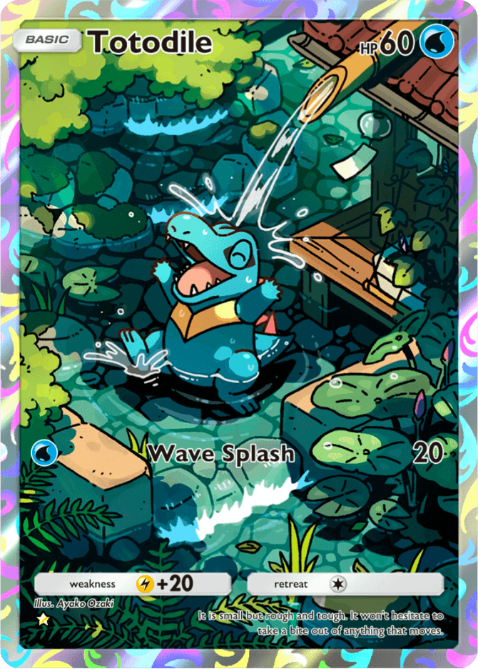 Totodile - card A4-167 in Pokémon TCG Pocket
