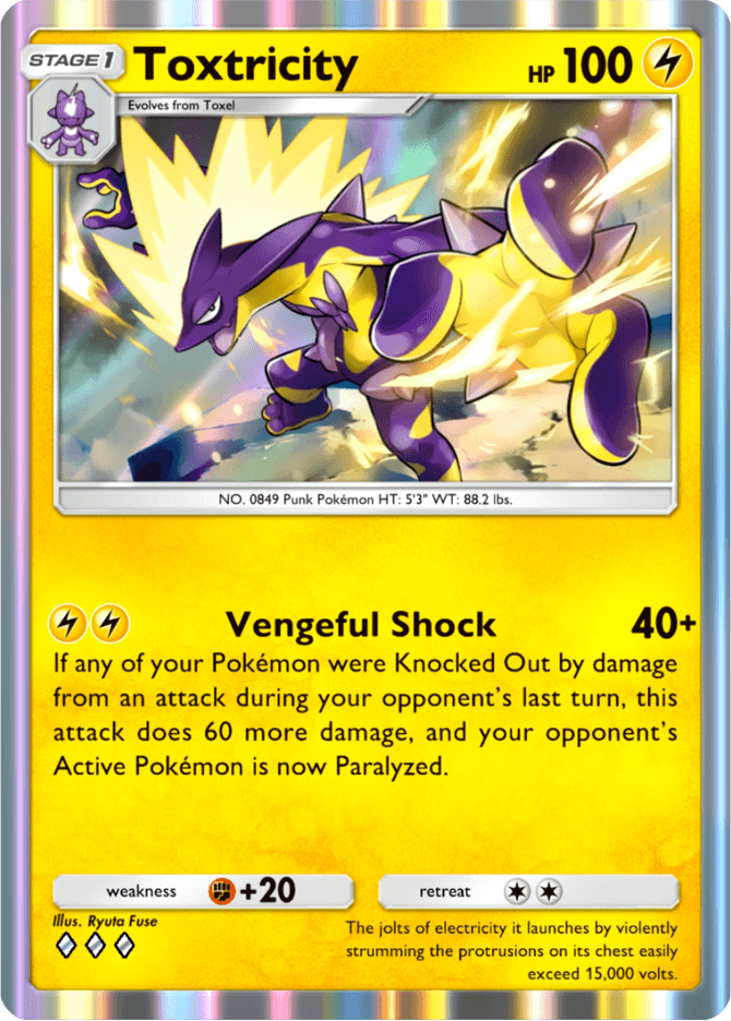 Toxtricity - card B3-061 in Pokémon TCG Pocket