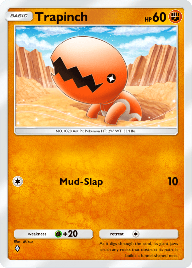 Trapinch - card B3-076 in Pokémon TCG Pocket