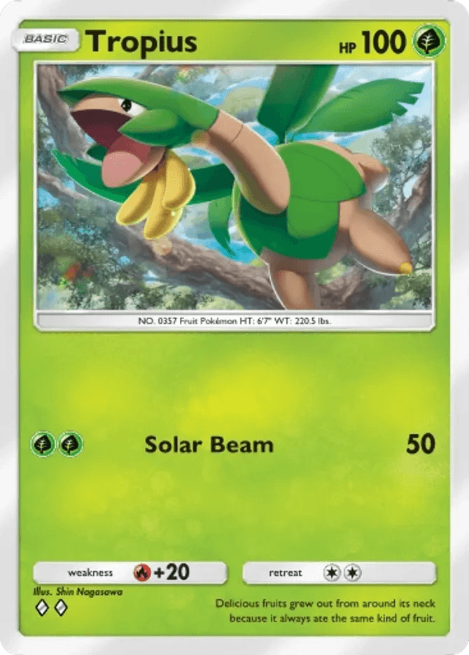 Tropius - card B3b-005 in Pokémon TCG Pocket