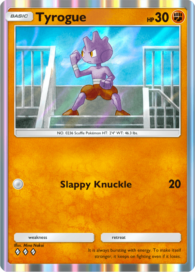 Tyrogue - card A4-101 in Pokémon TCG Pocket