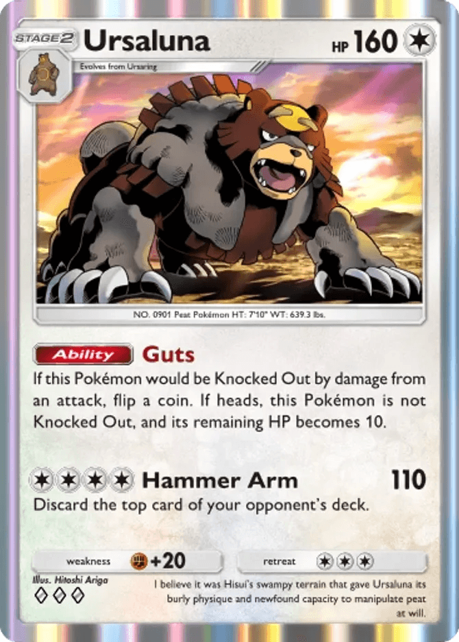 Ursaluna - card B3b-058 in Pokémon TCG Pocket