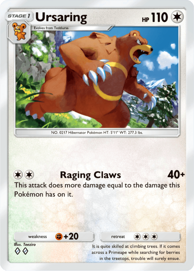 Ursaring - card B3-132 in Pokémon TCG Pocket