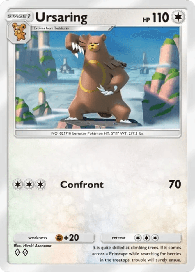 Ursaring - card B3b-057 in Pokémon TCG Pocket