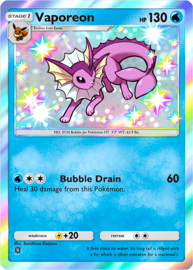 Vaporeon - card A4-216 in Pokémon TCG Pocket