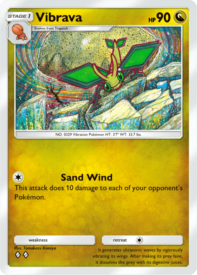 Vibrava - card B3-125 in Pokémon TCG Pocket