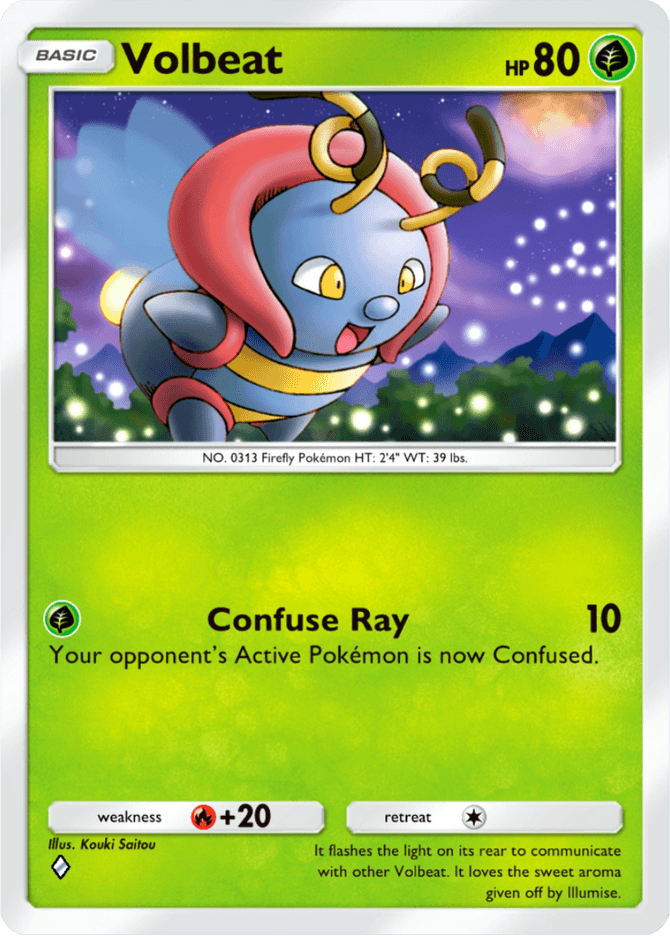 Volbeat - card B2b-003 in Pokémon TCG Pocket