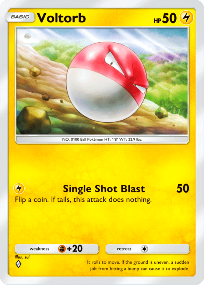 Voltorb - card B3-055 in Pokémon TCG Pocket
