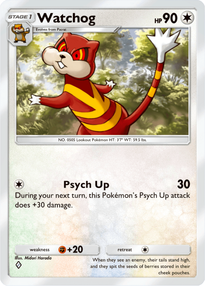 Watchog - card B3-136 in Pokémon TCG Pocket