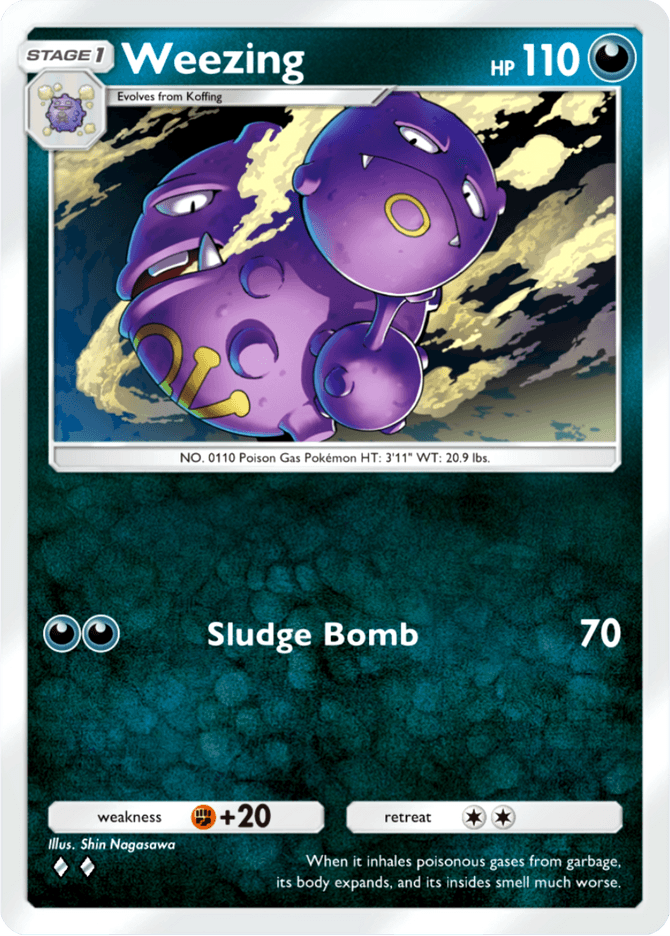 Weezing - card B3-102 in Pokémon TCG Pocket
