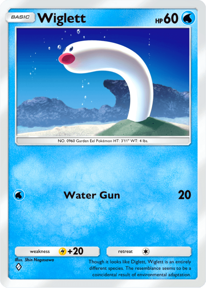 Wiglett - card B2a-025 in Pokémon TCG Pocket