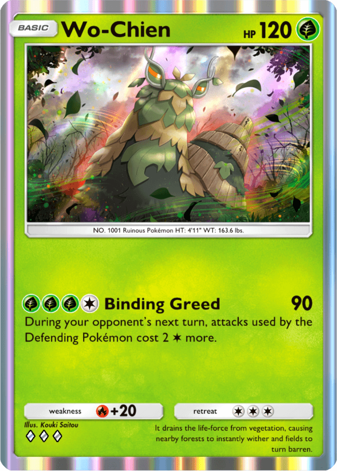 Wo-Chien - card B2a-015 in Pokémon TCG Pocket