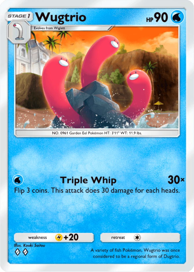 Wugtrio - card B2a-026 in Pokémon TCG Pocket