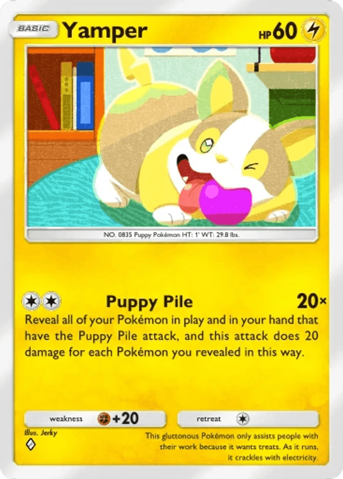 Yamper - card B3b-025 in Pokémon TCG Pocket