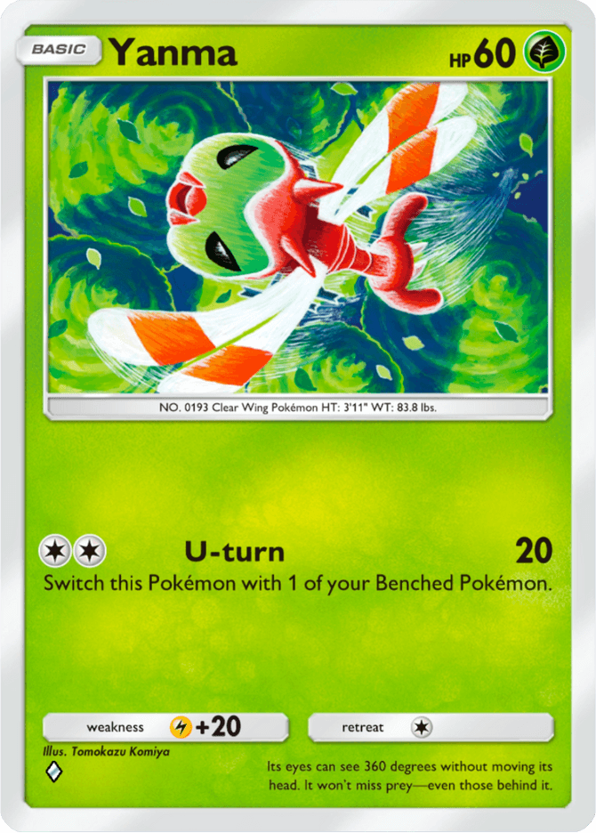 Yanma - card A4-018 in Pokémon TCG Pocket