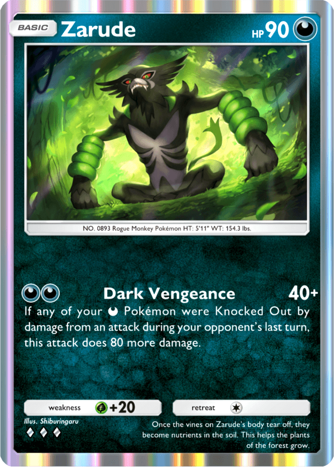 Zarude - card B3-114 in Pokémon TCG Pocket