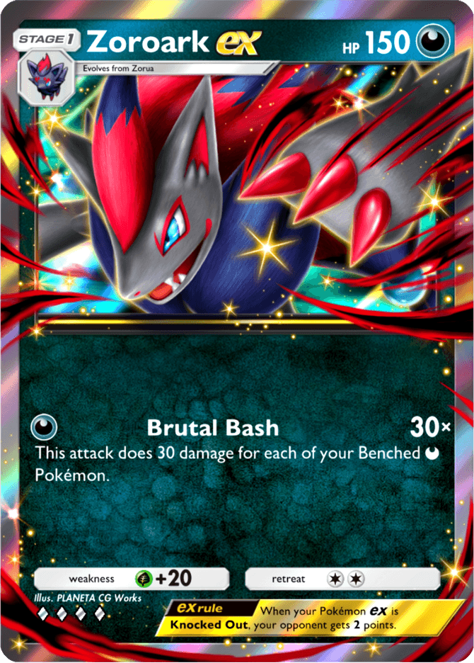 Zoroark ex - card B3-106 in Pokémon TCG Pocket