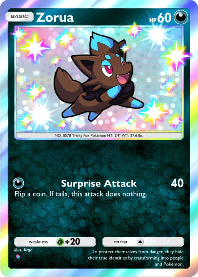 Zorua - card B2b-102 in Pokémon TCG Pocket