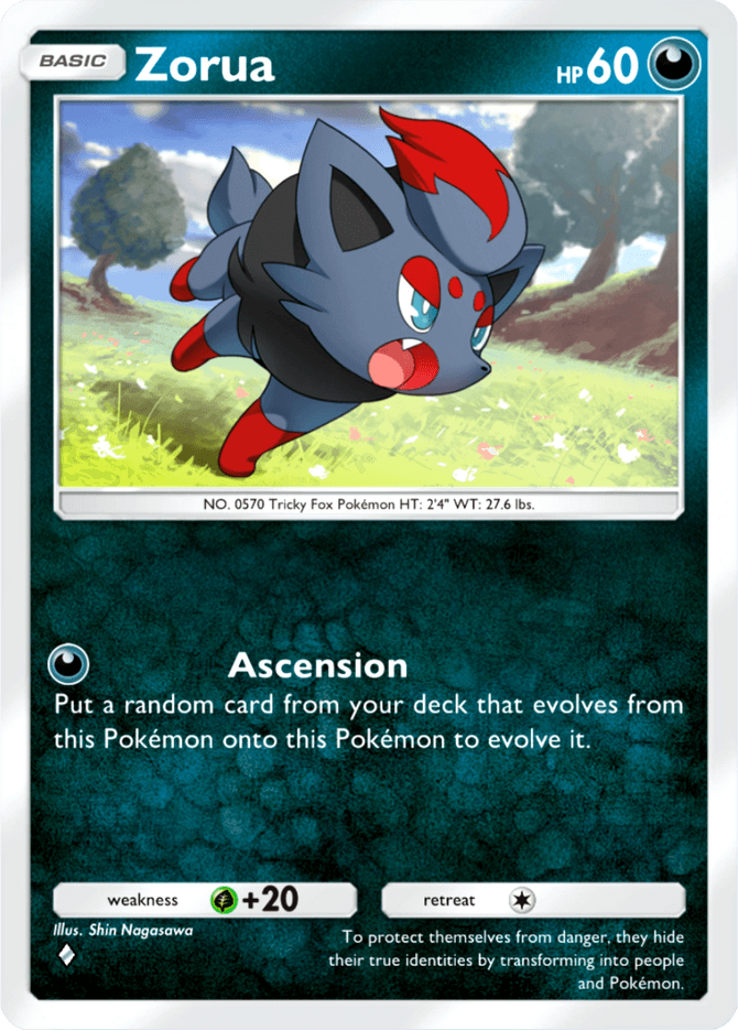 Zorua - card B3-105 in Pokémon TCG Pocket
